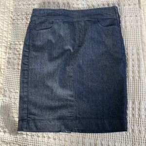 Loft Denim Pencil Skirt